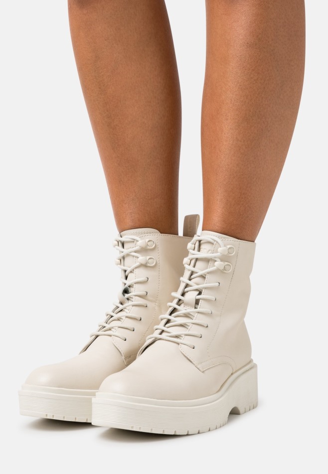 Gabor Nude Foncé/beige | Bottines à Lacets Exclusives